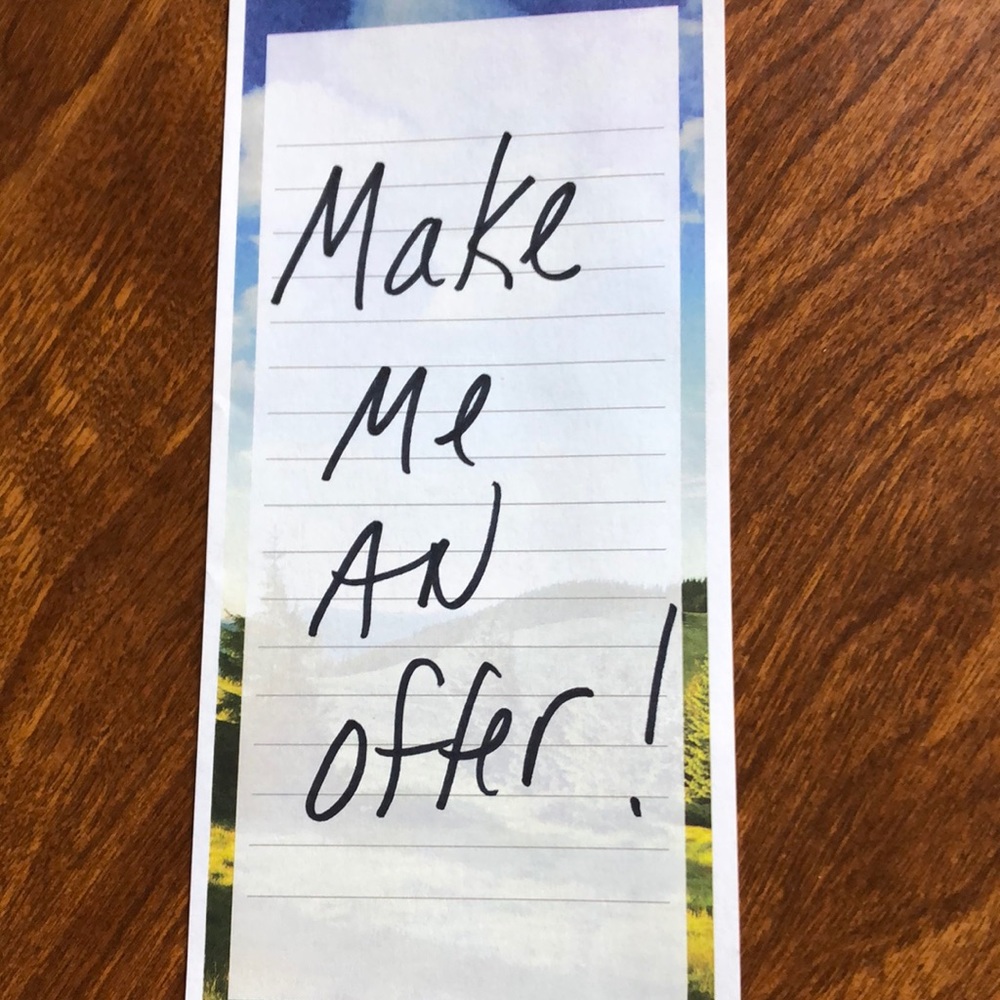 No reasonable offer refused